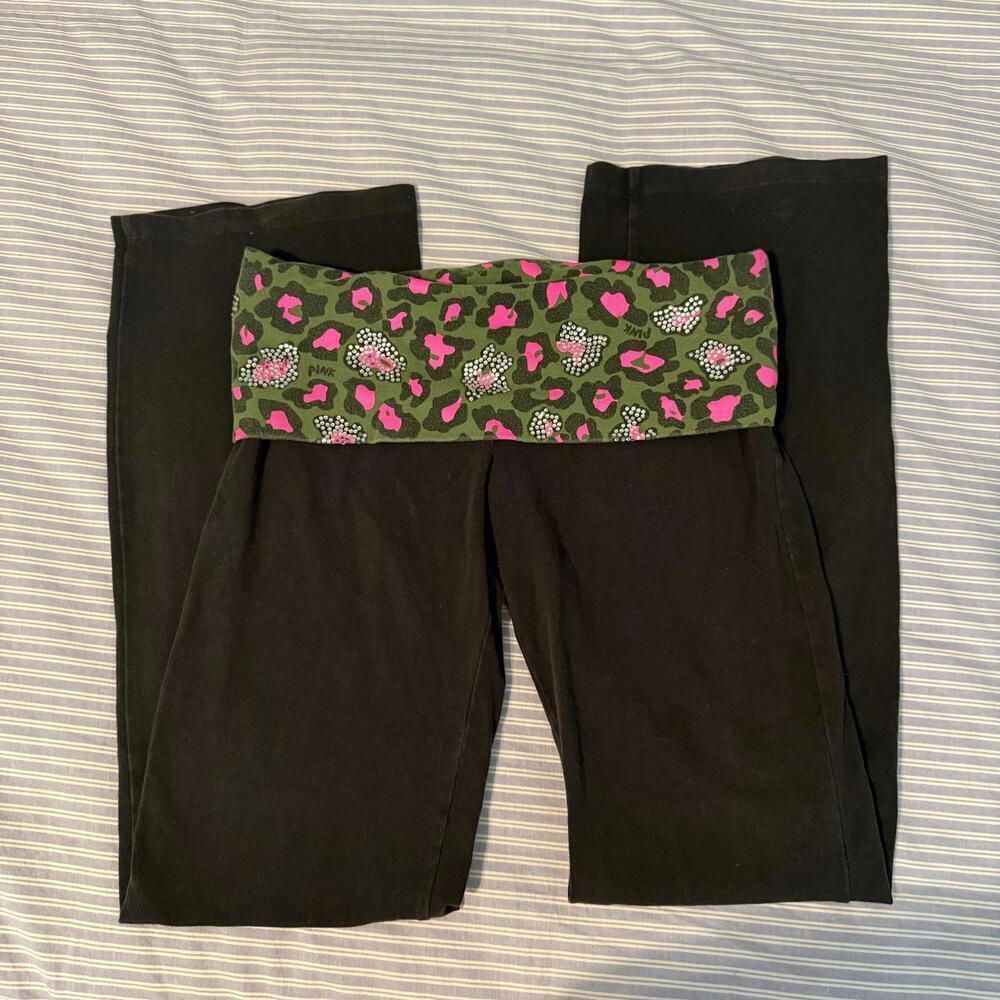 PINK Victoria’s Secret Y2K Bling Flare Pants